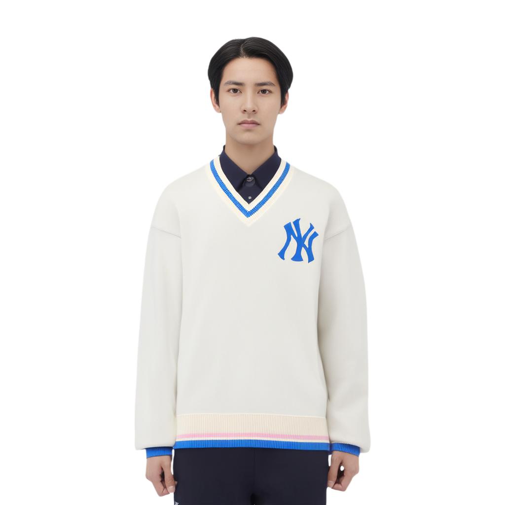 MLB SS24 Knitwear Unisex Dark Cream 3AKPV0141-50CRD