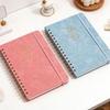 PU Leather Agenda Book Colorful Inner Page Appointment Book To Do List Notepad  for Student Gift