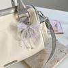 Y2K Aesthetic  Lace Bow Keychain Ins Sweet Bow Keyring Bag Pendant Delicate Backpack Hanging Decoration Gifts