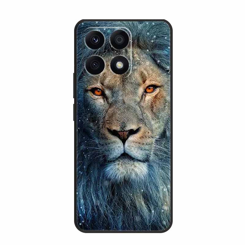 For Honor X6B Case Soft Printed Lion Wolf TPU Silicone Cover for Huawei Honor X6b Case JDY-LX1 Protection HonorX6b Girl Covers