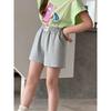 27Home Korean Style Kidsren's Clothing 2026 Summer New Style Girls' Pure Cotton Casual Shorts Kidsren's Sports Pants