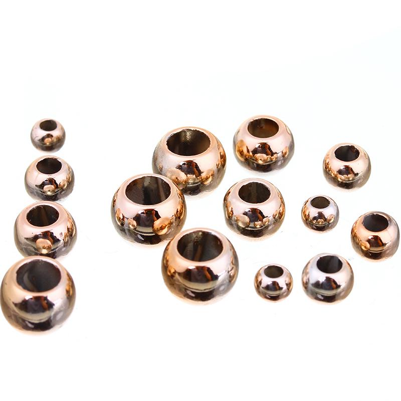 Louleur Alta Qualità Perline con Foro Grande Perline CCB Perline Distanziatrici Perline Sfuse Per Fai da Te Accessori per la Creazione di Gioielli Charms Vendita all'Ingrosso