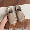 Summer Linen Sandals Wear Breathable Mesh Hole Shoes, One Shoe Two Wear Soft-soled Bag Head and Half Slippers