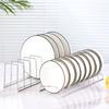 1PCS Stainless Steel Dish Rack Kitchen Dish Pan Plate Draining Rack