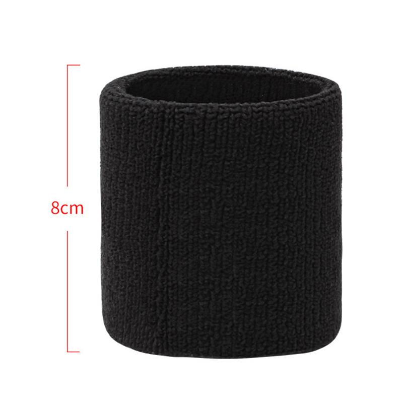 Cotton Wrist Support Band Wristband Sport Bracers Sweat Towel Cuff Tennis Wrist Guard Protector Strap Fitness Run Sweatband Gym