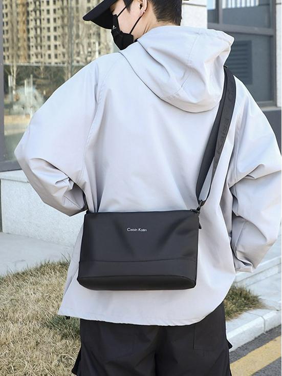 2025 Men's Trendy Korean-Style Crossbody Bag: Casual, Spacious Multi-Compartment Shoulder Backpack