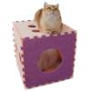L Shape Cat Climbing Mat Wear-resistant Double-layer Cat House Cat Scratch Board  Indoor