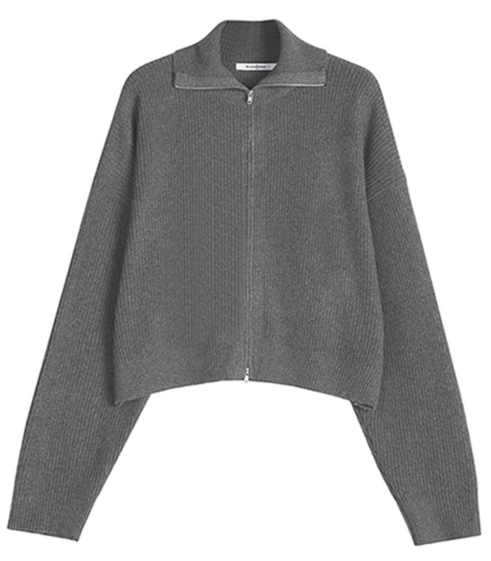 Avandress Two-Way Turtleneck Zip-Up Knit - 7Col