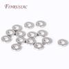 6MM Smooth Flat Round Beads 18K Gold Plated Bracelet Spacer For Bracelet Necklace,DIY Jewelry Making Findings