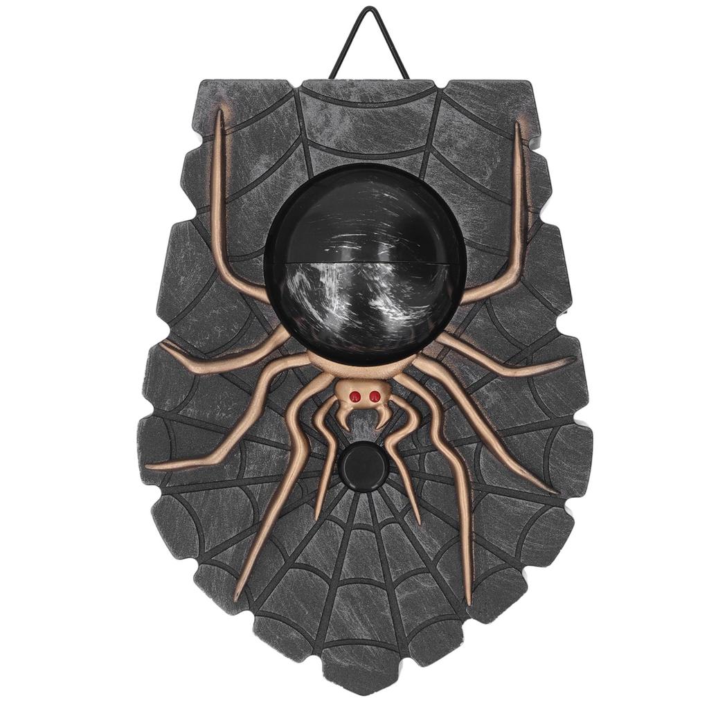 Spider Doorbell Decoration Multifunctional Movable One Eyed Spider Doorbell with Light Horror