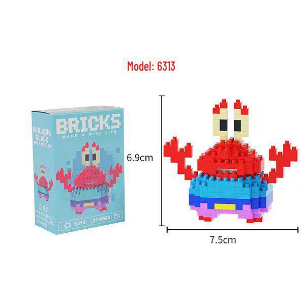 Custom Building Blocks Compatible with Lego - Micro-Particle Blind Box Figures for Stringing and Assembly