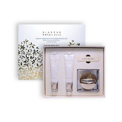 Crema Idratante Ginseng Royal Silk con Set Speciale Crema Contorno Occhi