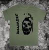 Discharge Band Concert Tour Unisex Military Green TShirt Short Sleeve PR372 Unisex T-Shirt