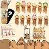 Capibala Trendy Decorative Mini Figures Cute Blind Box Car Dolls Fashion Dolls Tabletop Handwork Mysterious Box Collection Gifts
