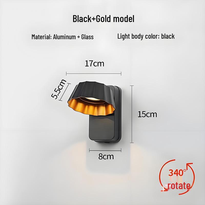 Custom 3D Illuminated Letters: Black/Gold Titanium, Aluminum, Stainless Steel Edges