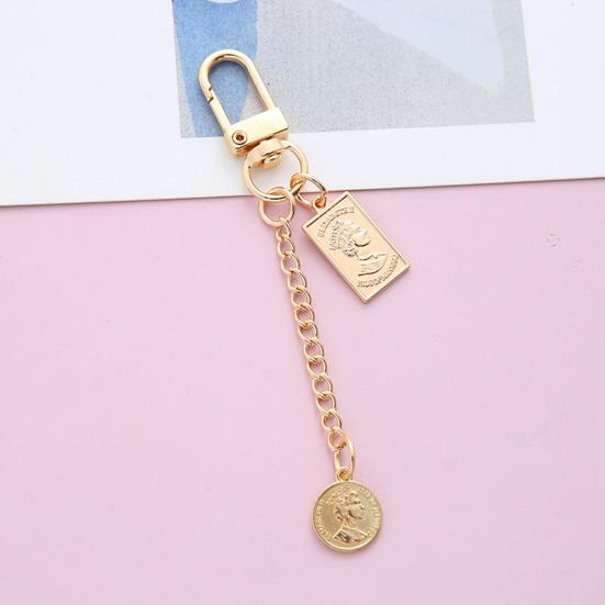 Catena Perle finte Lecca-lecca Lettera Decorazione Portachiavi vintage anti-smarrimento Accessori per telefoni