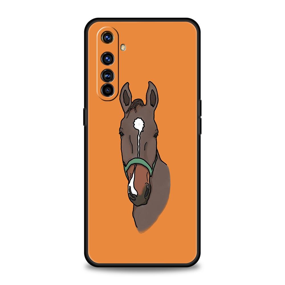 Pro Realme 10 9 8 5G 7 6 GT2 Pro Plus 9i C21 C11 C25 C35 Frederik Veliký krásný kůň Pouzdro na telefon Pro Realme GT Neo 2 3T Kryt