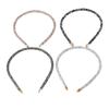 Korea Simple Shinny Rhinestone Crystal Hair Accessories Hairband Beads Bezel Headhoop Headband