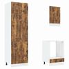 7 Piece Kitchen Cabinet Set Kalmar Smoked Oak Wood Based Panel