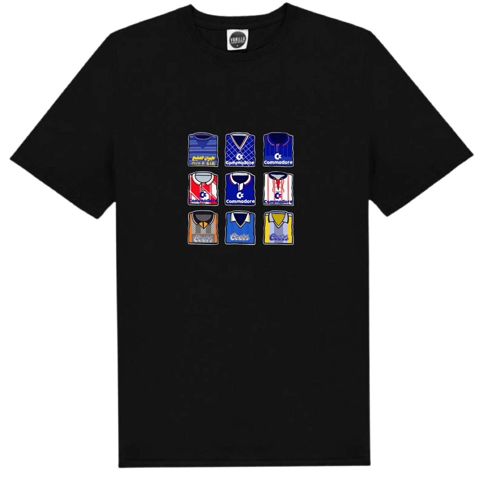 Chelsea FC Shirts Of The Past Shirt Mix Style T-Shirt Fan Art 2XL