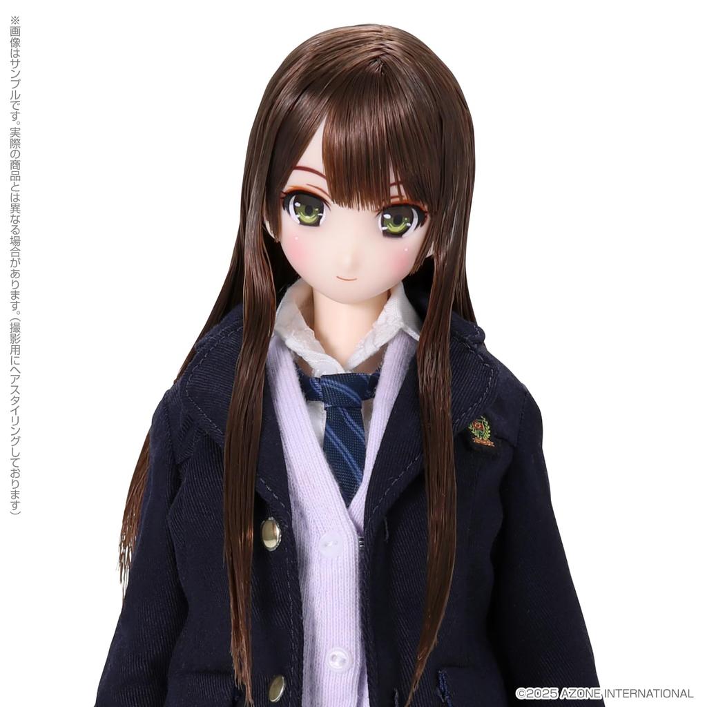 Azone International Kazuharu Kina School Uniform Collection Yui Scale Movable 248mm 1/6 Pre-painted Doll, Approx.