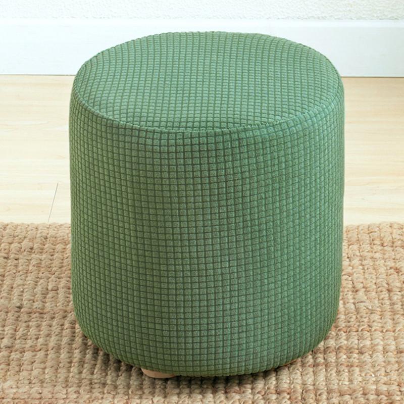 Stool Seat Cover Fashion Footstool Cover Footstool Seat Protector Home Decor Comfortable Touch Stretch Stool Slipcover
