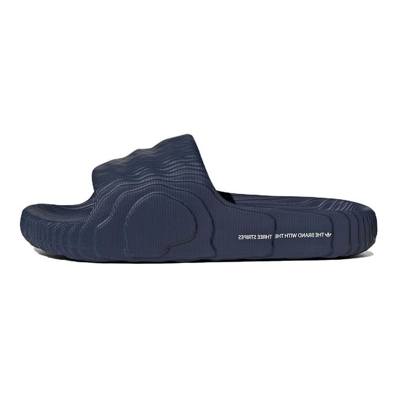 adidas Adilette 22 Slides Dark Blue Unisex Sneakers Cloud-White IG7497