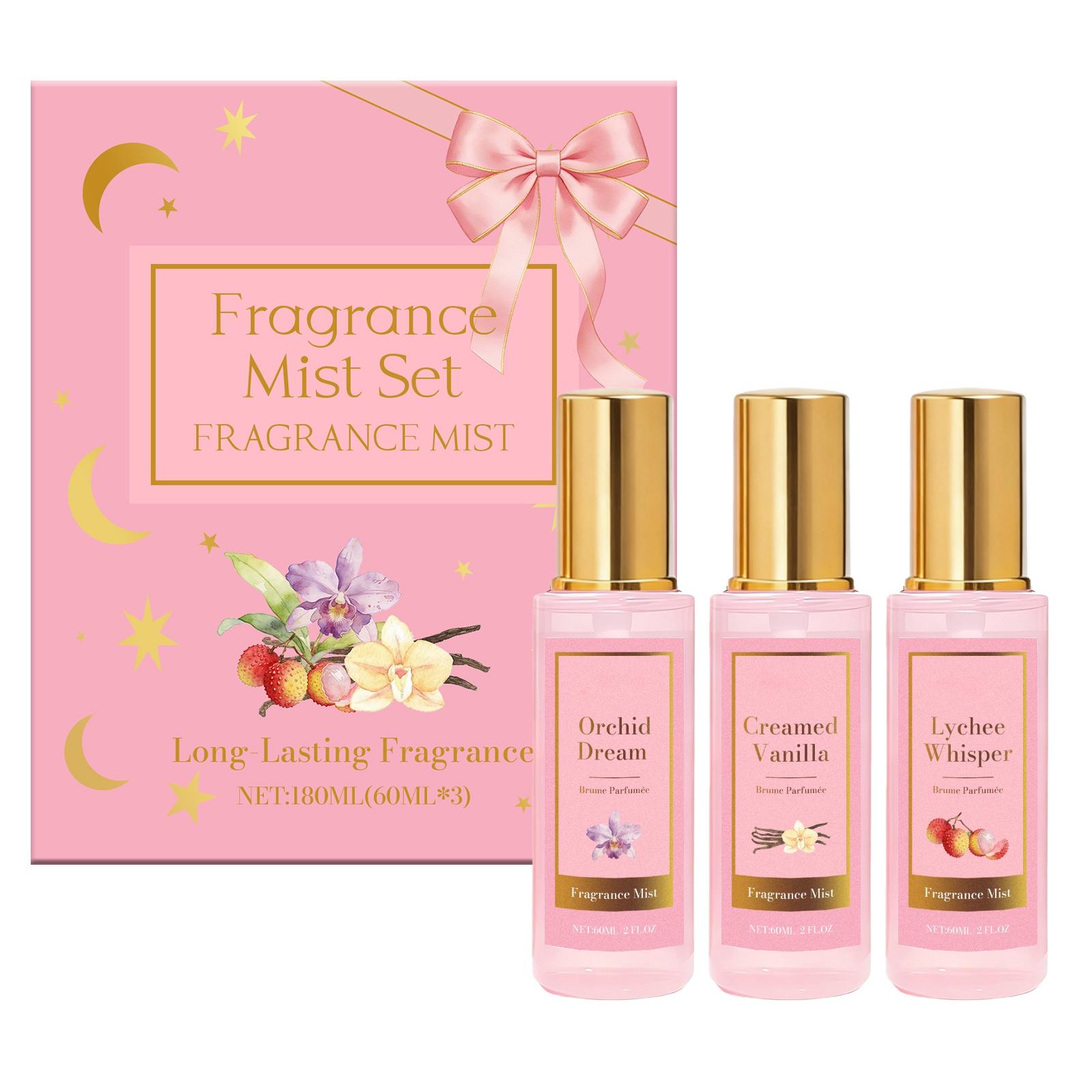 

Moon Perfume Set Featuring Multiple - Natural, Fresh, Elegant, Suitable For Both Commuting And Dating Occasions. 180ML розовый