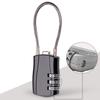 Mini Helmet Lock Anti-Theft 3 Digit Password Mtb Road Bike Locks For Scooter Motorcycle Portable Cycling Bicycle Cable Lock