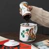 Lucky Tiger Ceramic Tea Infuser Mug