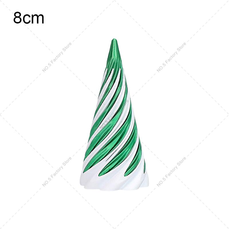 3D Printed Mini Spiral Cone Impossible Pyramid Passthrough Fidget Toy Stress Relief Screw Toys Christmas Tree Desktop Decoration