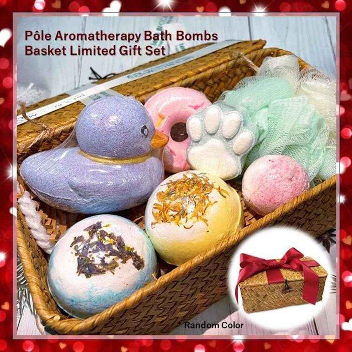 LET'S BLOOM Pole Aromatherapy Bath Bombs Basket Limited Gift Set