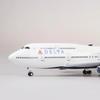Aircraft Model 1:150 Scale 47cm 747 Model Airplane Delta Boeing B747 Die-cast Resin With LED Lights for Collector Living Room