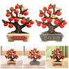 Apfelbaum Statue Harz Tischmittelstück Sammlung Schreibtischornament für Eingang Hochzeit Frühlingsfest Schreibtisch Heimdekoration