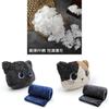 Cozy Cat Cartoon Throw Pillow Blanket With Plush Bunny Fur For Car And Home Use