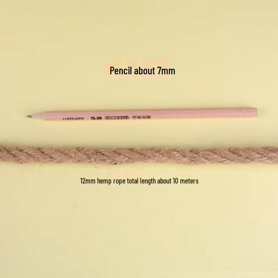 Natural Coarse Jute Rope for DIY Projects, Binding, and Retro-Style Ornaments