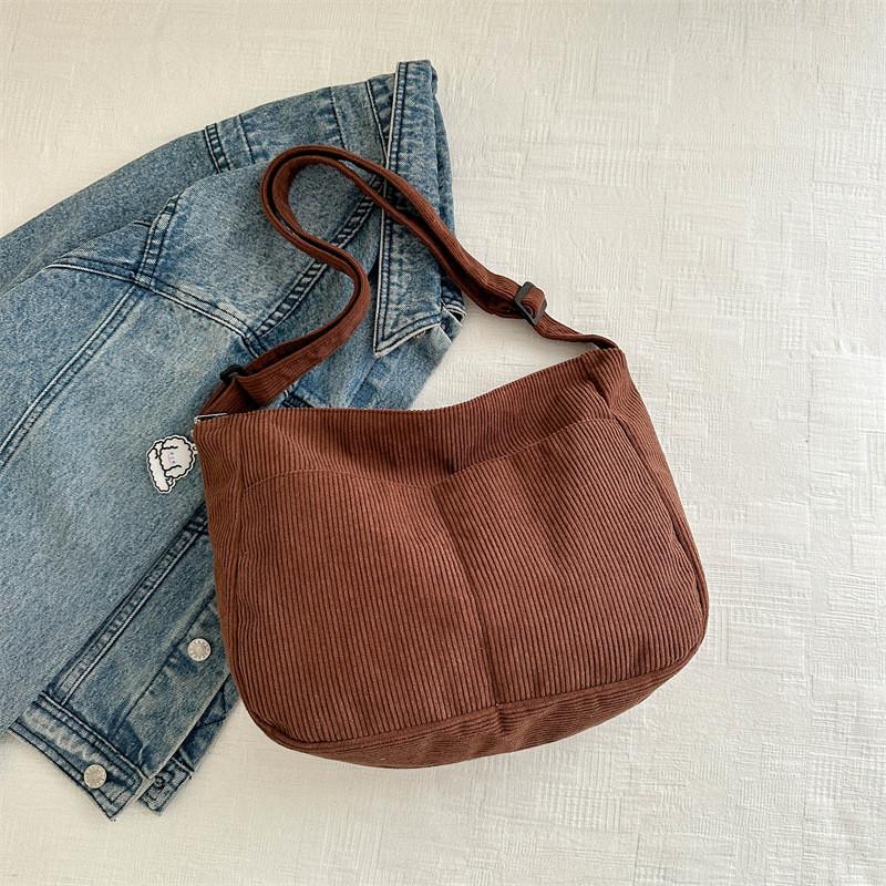 

Casual Street Style Tote Bag For Women With Beautiful Canvas Material And Internal Phone Pocket Dark Brown Charm