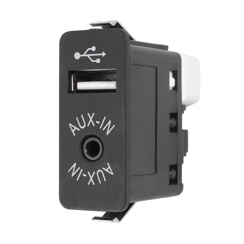 USB AUX Input Socket Switch Replacement AUX In Plug Auxiliary Input Socket Adapter for E60 E61 E63 E64 E81 E82 E84 E87