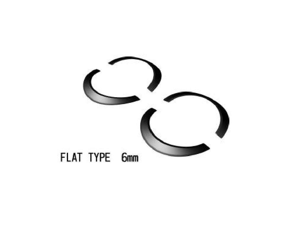 URAS Univerzální ploché lemy blatníků 4ks Semi-Works (Typ 6mm)