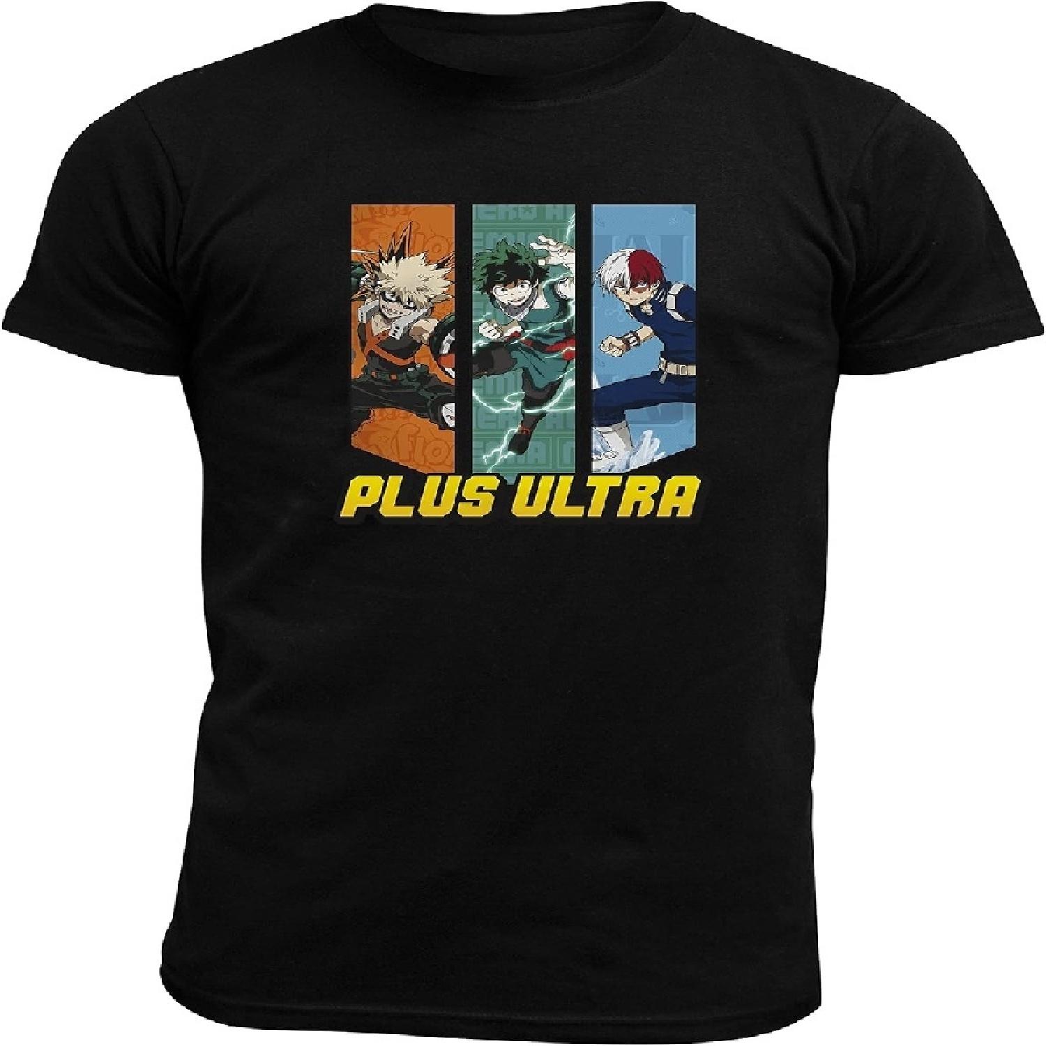 ABYSTYLE - My Hero Academia - Heroes Colors Men s T-Shirt MC Black S