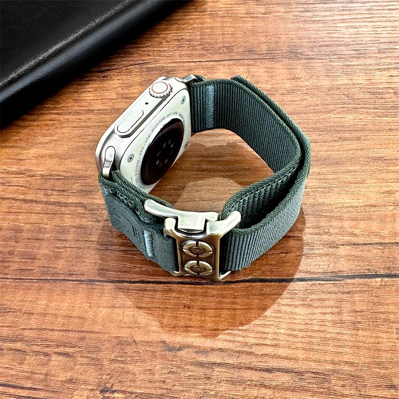 Quick-drying Nylon Magnetic Strap for Apple Iwatch Series 11 10 9 8 7 6 5 4 3 2 SE Ultra 38 40 41 42 44 45 46 49 Mm Sports Bands