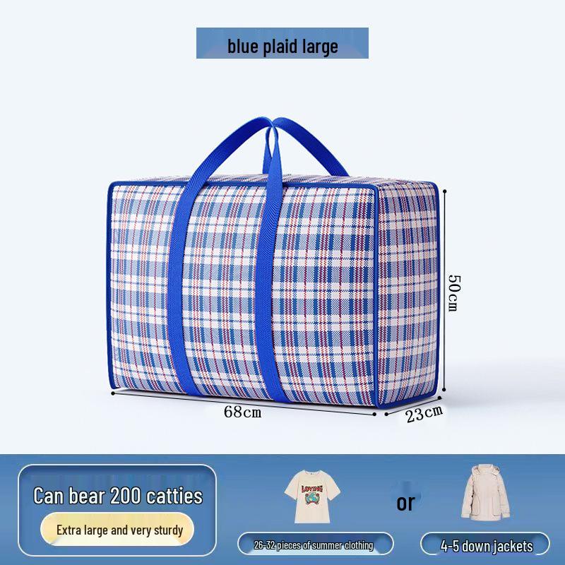 Waterproof Woven Carry-On Storage Bag for Clothes and Quilts