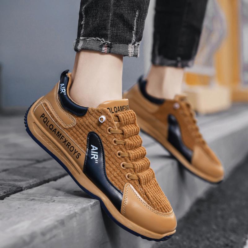 Fashion Sneakers Male Autumn Men's Vulcanize Shoes Breathable New 2024 Fashion Slip on Flat Casual Running Shoes Zapatillas Hombre