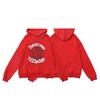 American niche sweater men's and women's same versatile loose classic big spider web letter printing pullover hoodie