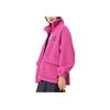 Li Ning X Disney Collaboration Pixar Strawberry Bear Series Comfortable Casual Stand Collar Zipper Simple Print Fleece Jacket Women Jackets AFDU858-2