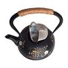 Cast Iron Kettle 1L + Infuser, Strainer For Tea And Herbs + Heater