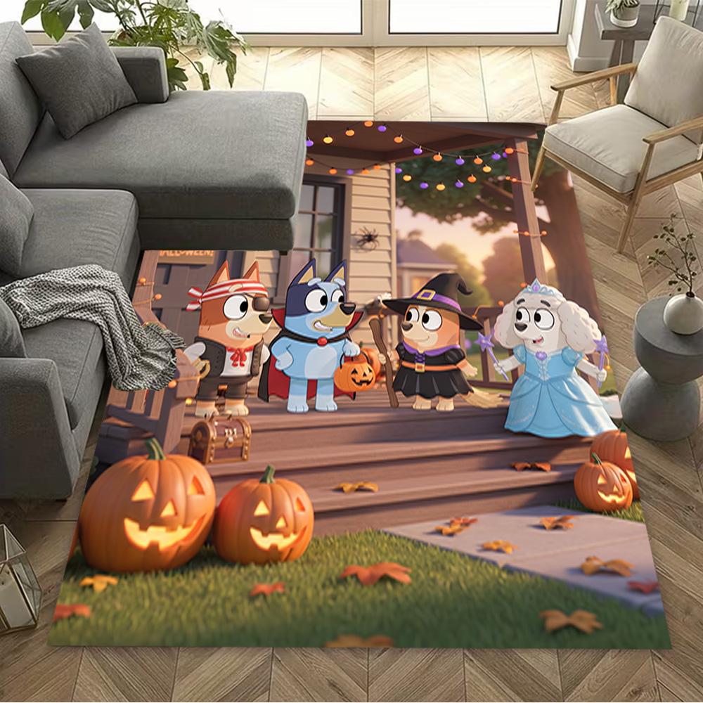 Bluey Adventures Area Rug Suitable for Dormitory Decorate room Game Room Bedrooms Antislip Carpet Decorate Offices Wedding Party Gift