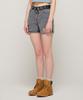 CARGOBROS FOR WOMAN Distressed Smoke Denim Shorts (Grey)
