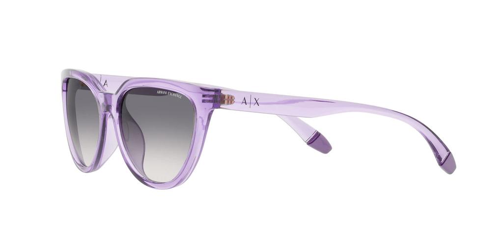 Sunglasses AX4130SU SHINY TRANSPARENT PURPLE GRADIENT BLUE Lens 56 [Armani Exchange] Frame/CLEAR