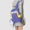 Unisex Backpack Color Block Nylon Backpack Outdoor Travel Bag